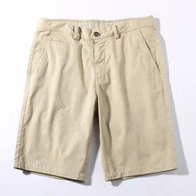 Летние хлопковые шорты мужские модные брендовые воздухопроницаемые пляжные шорты мужские шорты удобные короткие мужские брюки PT-319