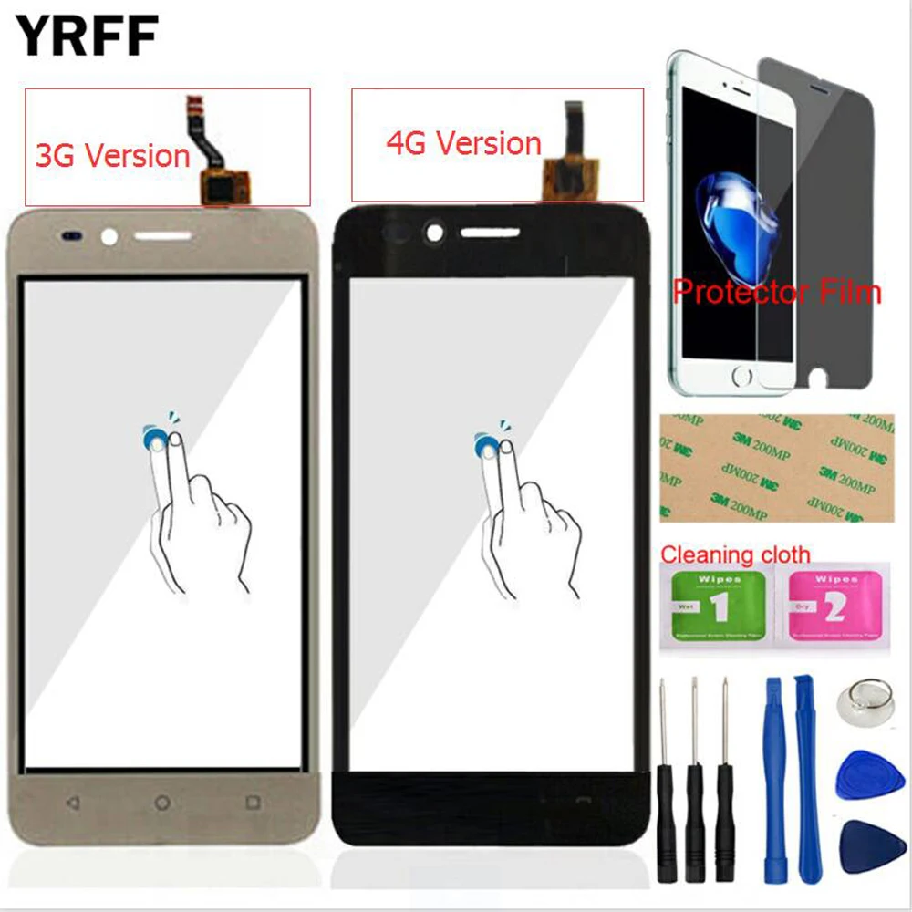 

Mobile Phone For Huawei Y3 II LUA-L03 LUA-L21 LUA-L23 Front Touch Screen Touch Digitizer Panel Glass Protector Film Adhesive