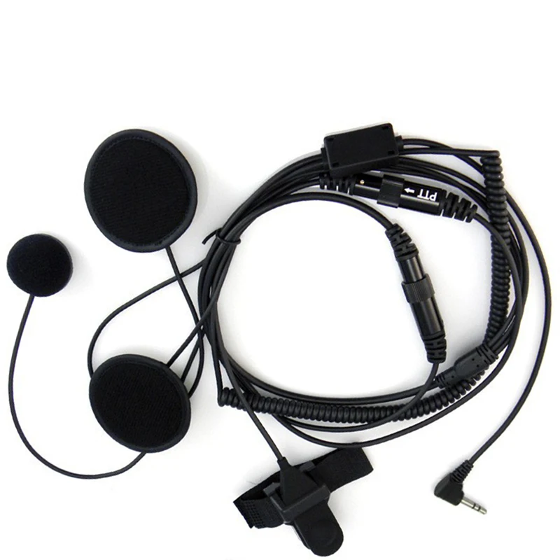 1 контактная гарнитура для мотоцикла наушники PTT Motorola Two Way Radio TLKR T60 T3 T80 T7 Walkie Talkie