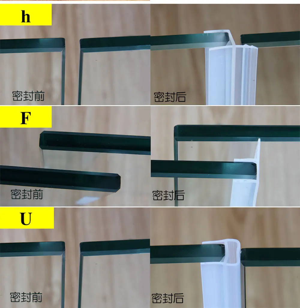 Уплотнитель лобового стекла проект фиксаторы уход за кожей лица 10 мм Стекло Экран уплотнения душевая комната выполненные Угол Уплотнения A10 x 5 м