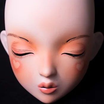 

(LiLi Mask-16) Sweet Girl Resin Half Head Customize Cosplay Japanese Role Play Anime Silicone Kigurumi Mask Crossdresser Doll