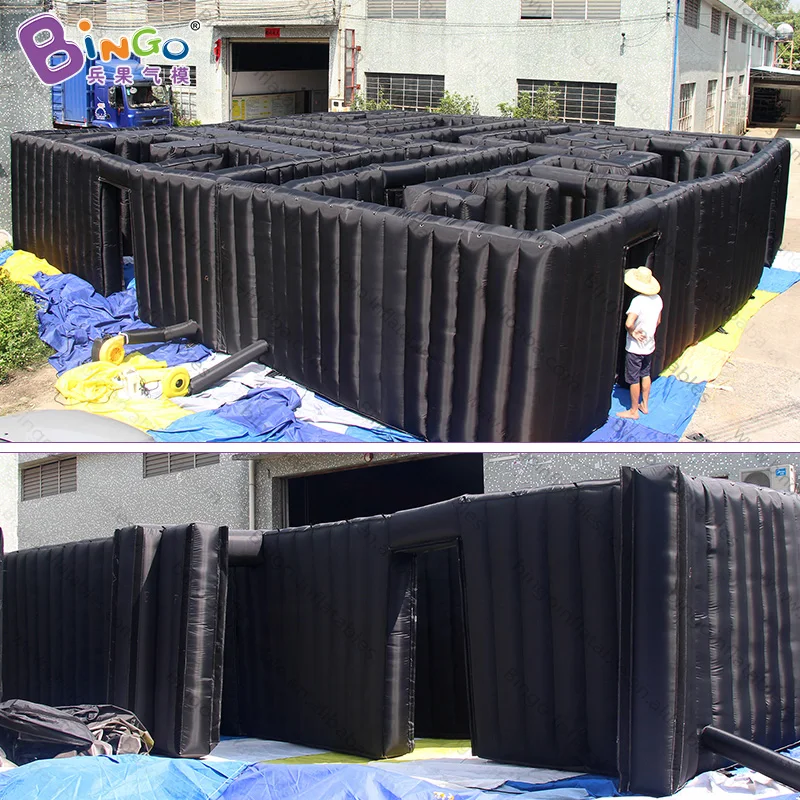 

10 Meters giant inflatable laser tag inflatable laser maze for children playground game sale