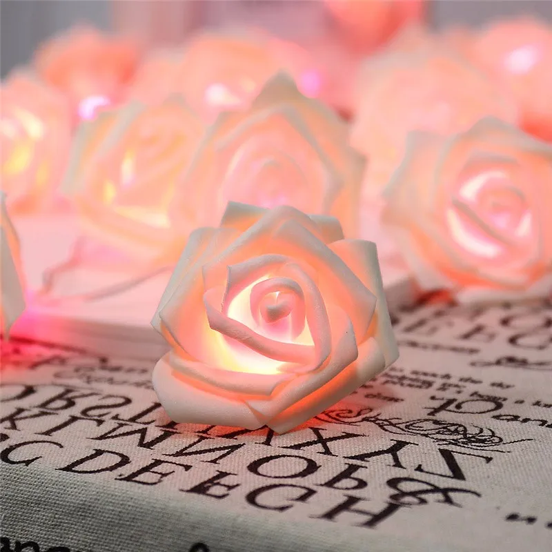 20 LED Novelty Rose Flower Fairy Strin (3)