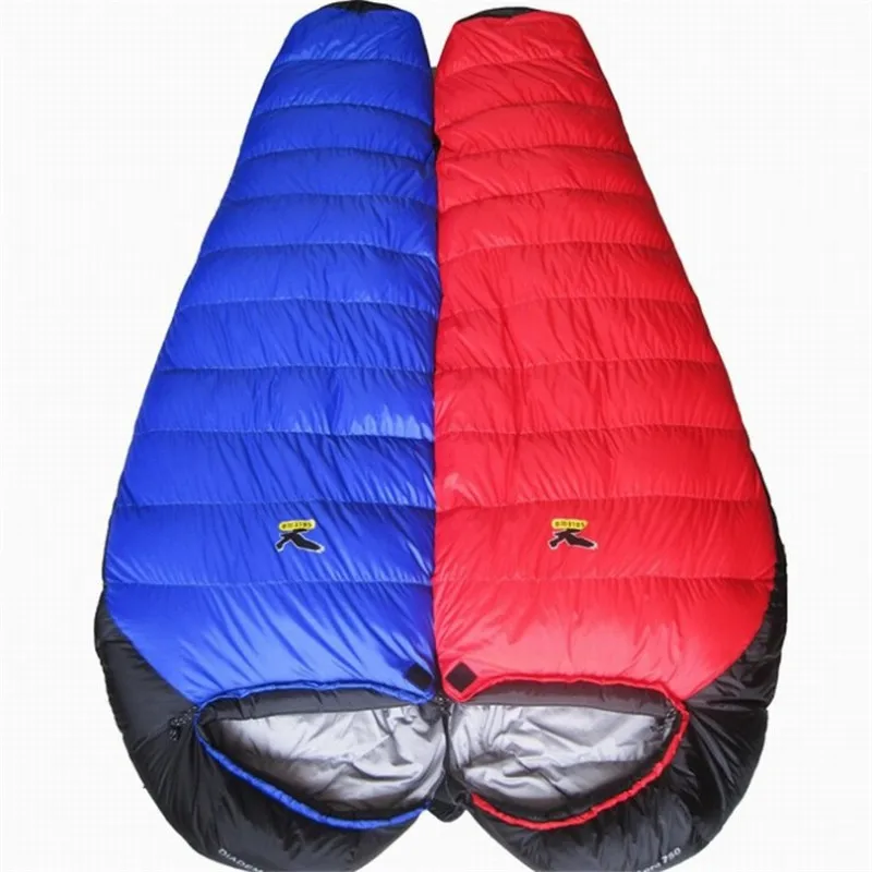 Ultralight Warm Sleeping Bag White Goose Down Sleeping Bag Adults Backpacking Camping Envelope Sleep Bags 200*80cm S485