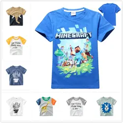 От 1 до 12 лет Детские топы для мальчиков, одежда из хлопка для малышей, футболки с героями мультфильмов, летняя детская одежда синего цвета
