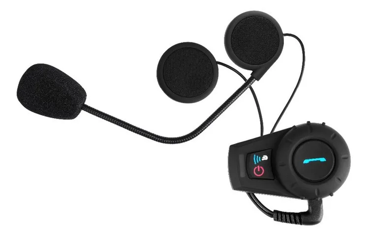 1PCS 500M Motorcycle Bluetooth Helmet Intercom Headset BT Intercom Sports Helmet Kits 2 Rider Full-duplex intercom with FM (9)