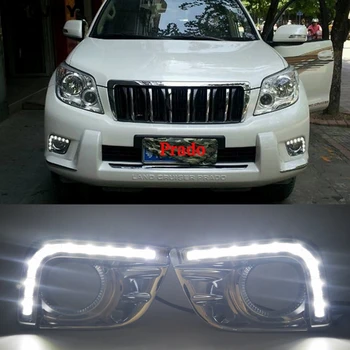 

Car Flashing for Toyota Prado FJ150 LC150 2010 2011 2013 For Land Cruiser 2700 LED DRL Daytime driving Running Lights Daylight