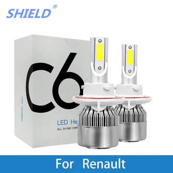 

H4 Led Car Headlight 12V 6500K 72W Auto Lamp For Renault Clio/Duster/Euro Clio/Fluence/Kangoo/Koleos/Laguna/Logan/Megane/Safrane