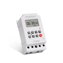 AC220V Second Interval Digital Timer Switch 24hr 7 Days Weekly Programmable Time Relay Voltage Output High Load Power 30A AC220V Second Interval Digital Timer Switch 24hr 7 Days Weekly Programmable Time Relay Voltage Output High Load Power 30A