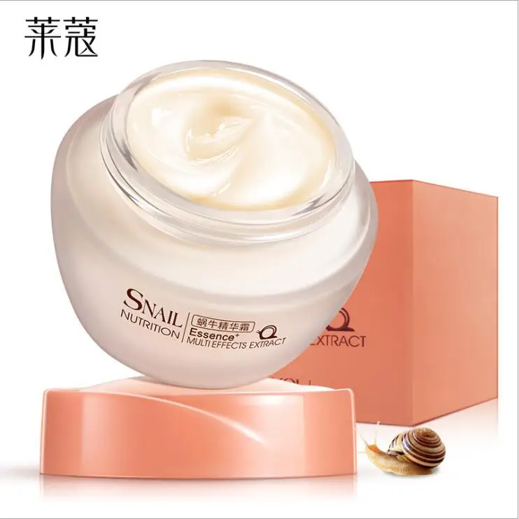 

Big Brand Natural Snail Face Cream 50g Nutrition Essence Extract Face Cream Moisturizing Whitening Oil Control Acne Treatment