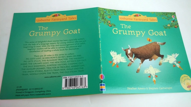 Educativos para Crianças Livros Conjunto Usborne História Imagem Farmyard Contos Bebê Famoso Inglês Livro Brinquedos 15x15 cm 20 - 46 Computers & Electronics