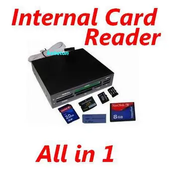 

All In 1 Internal Card Reader USB 2.0 3.5" Floopy Bay Front Panel Card Reader USB Flash Memory Card Reader