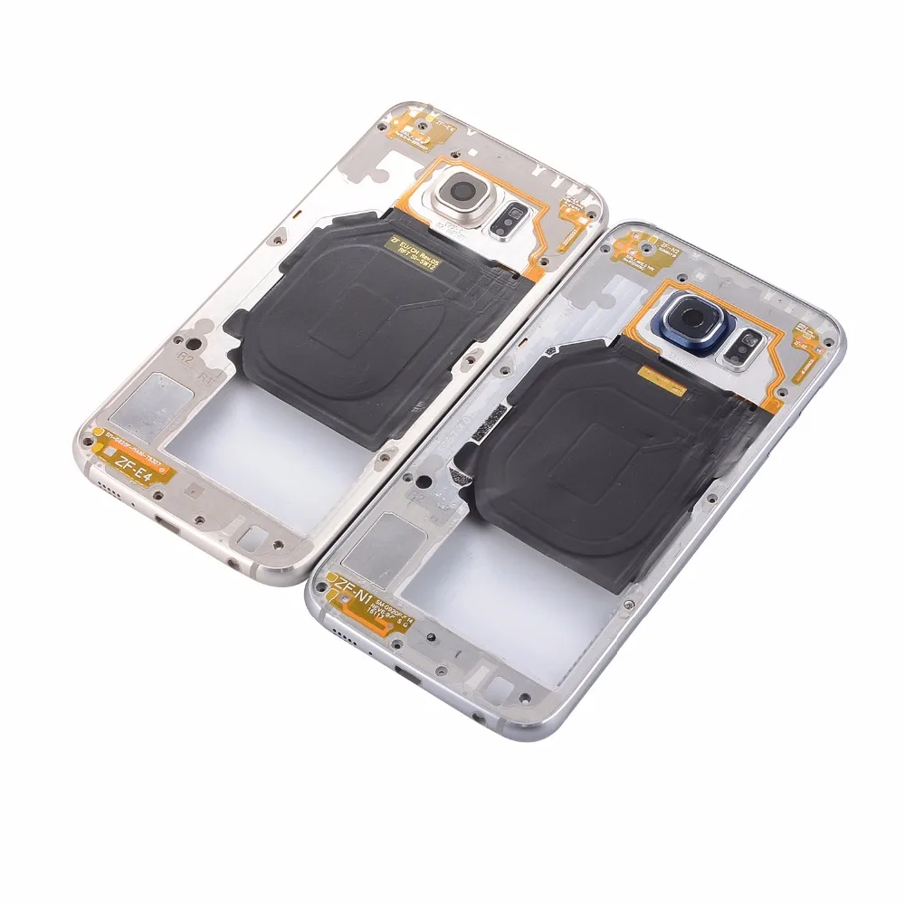 Для Samsung Galaxy S6 G920 SM G920F G920A G920P металлическая рамка с одной картой средней рамкой