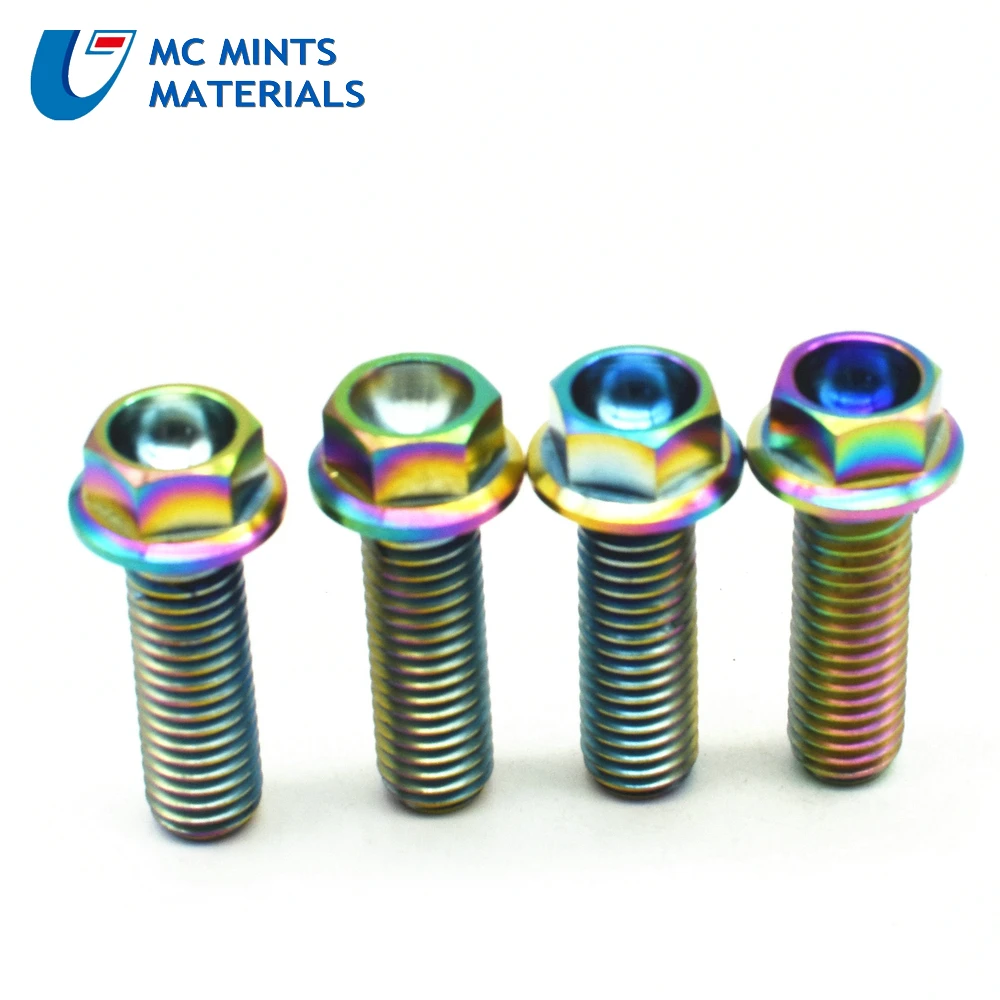 M8 Titanium bolts Flange head Multiple color  (7)