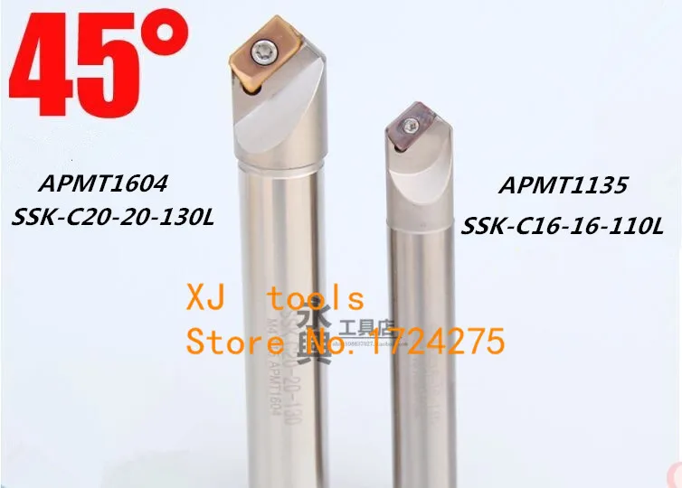 SSK C20-20-130L 45 градусов фаска фреза Арбор для использования APMT1604 карбида вставки