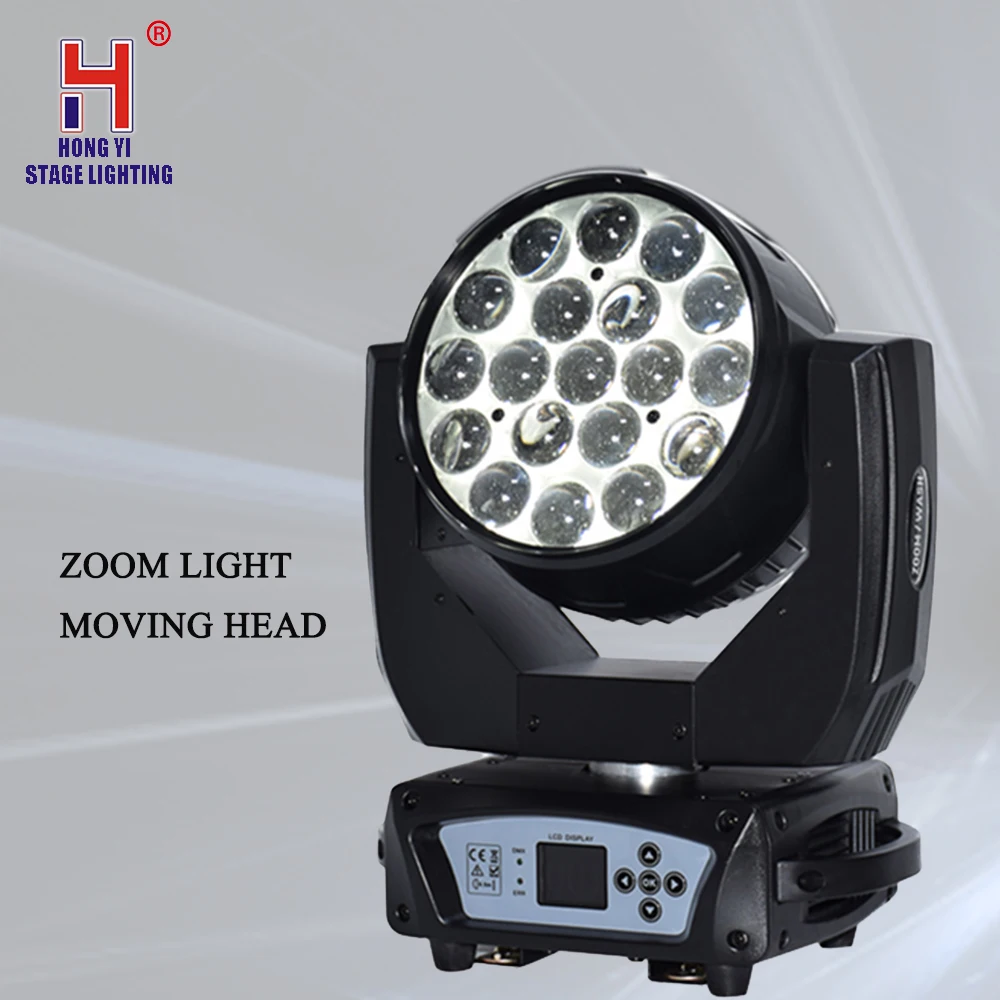 moving heads 19x12w rgbw zoom led moving head light 19pcs 12w zoom led