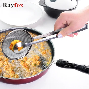 

Kitchen Accessories Cooking Oil-Frying Food Stainless Steel Clip Oil Multi-purpose Filter Spoon Colander Tools Kitchen Gadgets