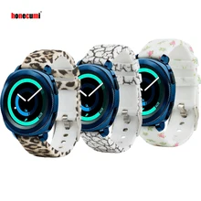 Honecumi для samsung Шестерни S2 классический ремешок для смарт-часов Мягкая силиконовая лента Замена для samsung Шестерни Sport/смарт-часов Garmin Vivoactive 3