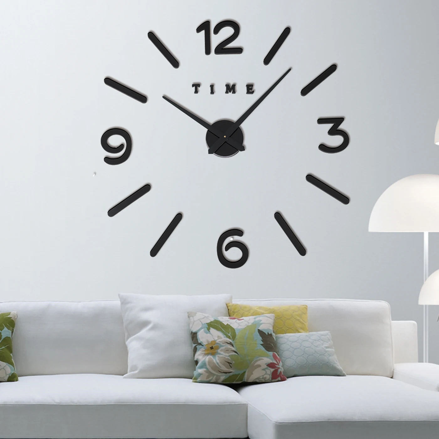 Светящиеся Настенные часы большие Luminova Horloge 3D сделай сам акриловые зеркальные