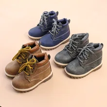 

Martin Boots Children 2019 Autumn New Explosion Models Children's Single Boots Martin Boots British Beef Tendon Bottom