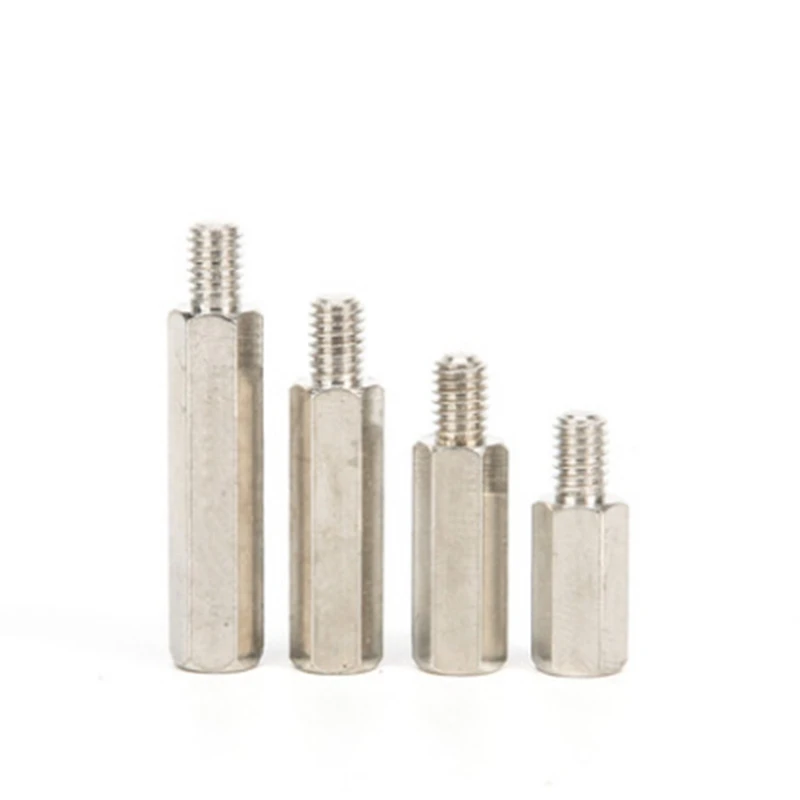 

Nickel-plated copper column screws Single-headed hexagonal column Copper pillars Chassis studs M4