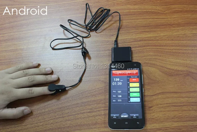 3 Pulse Heart Rate Monitor Infrared Ear Finger Clip Heart Rate Sensor Monitor for iPhone Android with Fitness App 60Beat Fitbeat Dacadoo.jpg