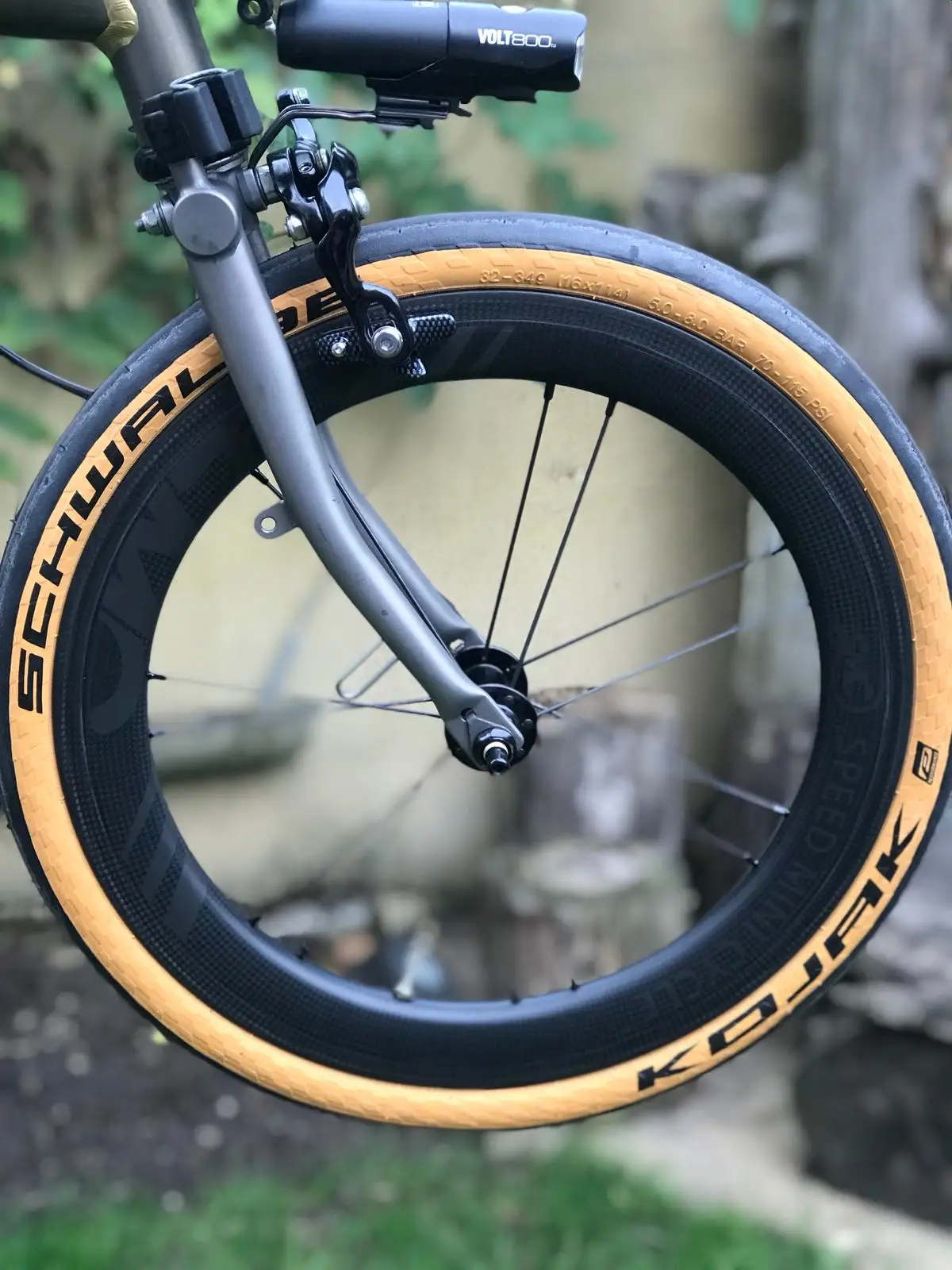 SMC 1" углеродное колесо 74 мм Hubsmith концентратор 6 скоростей Brompton EZO/TPI керамическое Brompton Велосипедное колесо электрические велосипеды скоростной мини цикл