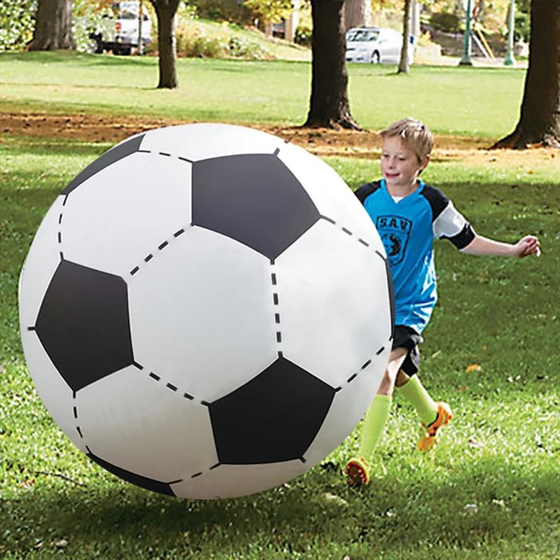 150cm pallone da spiaggia gonfiabile gigante calcio calcio bambini bambini  giochi all'aperto palloncino gigante pallavolo PVC piscina e accessori -  AliExpress