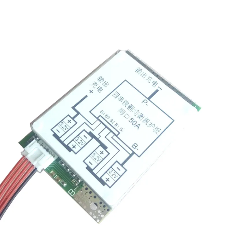 4S 12V 50A Lifepo4 литий-железо-фосфат BMS батарея Защитная плата w сбалансированная 3,2 v 4 ячейка для автомобиля старт инвертор