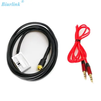 

Biurlink Female 3.5MM Gold AUX Audio Input Cable Adapter for Audi A3 TT A4 S4 A6 A8 A8 2007-2014