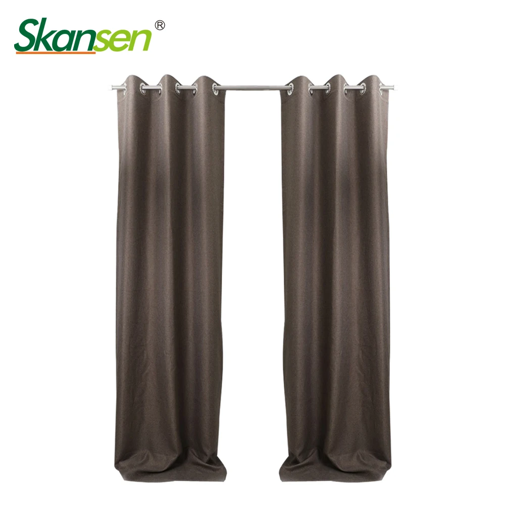 

Skansen 70%-90% shading modern style solid color Blackout curtain for living room,bedroom Customized size