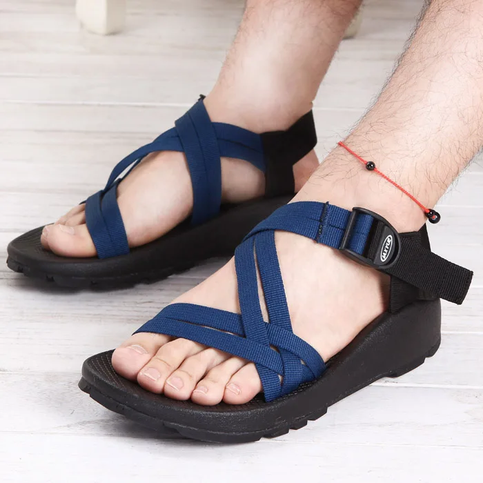 

Male Female Non-Slip Rubber Shoes 2017 Vietnamese Sandals Roman Fashion Casual Shoes Men Summer Beach Sandalias Masculinas