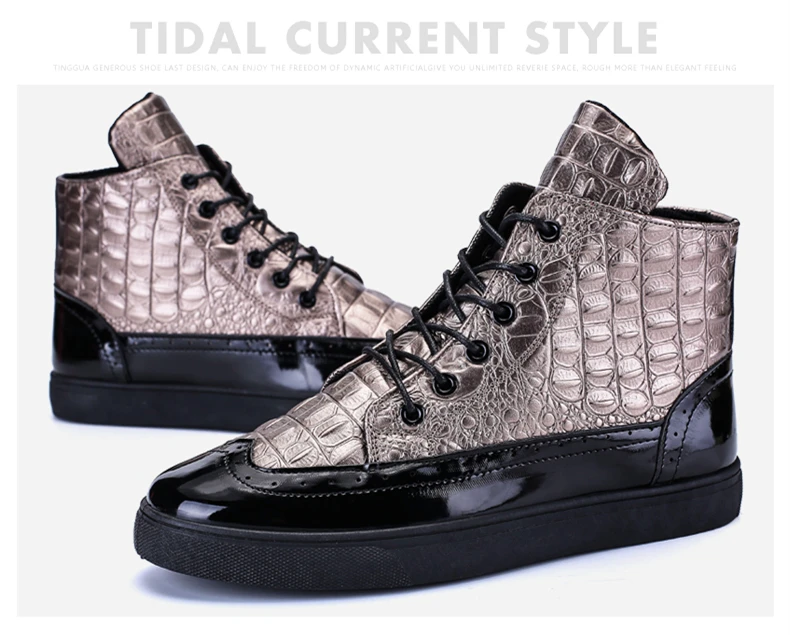 Brand Men's Boots Street Style Punk Canvas Male Shoes Retro Trending Black Casual Bot Leather Ankle Boot Boots Men (14)