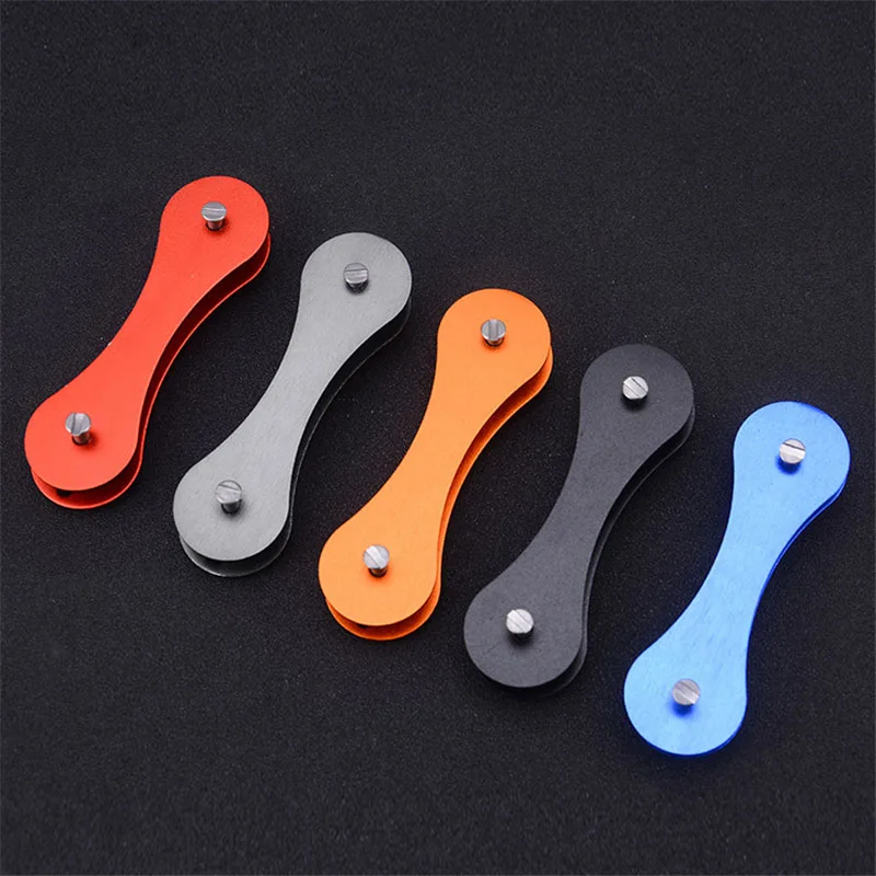 

5 Colors EDC Smart Sticks Pocket Folded Keychain Hard Oxide Portable Key Holder Clip Organizer Outdoor Tourism Mini multi Tools