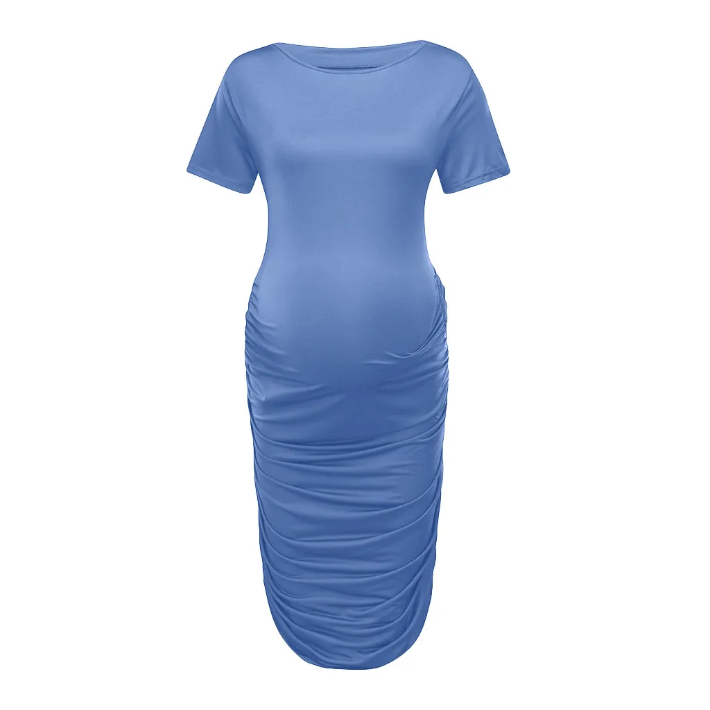 Vetement femme/женская одежда для беременных; Платье для кормящих мам; летнее платье с короткими рукавами; сарафан для беременных; Повседневное платье; ropa mujer