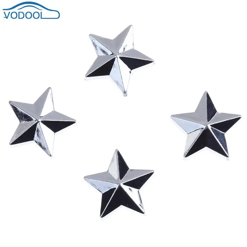 

4pcs Universal Pentagram Shaped Vehicle Wheel Tyre Air Valve Stem Caps Dust Covers Car Truck Air Port Cover Auto Wheel Stem Cap