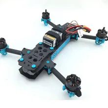 MANA 295 складной гоночный Дрон комплект FPV Квадрокоптер комбо наборы ARF w/Двигатели ESCs Контроллер полета камера OSD A/V Tx& Rx