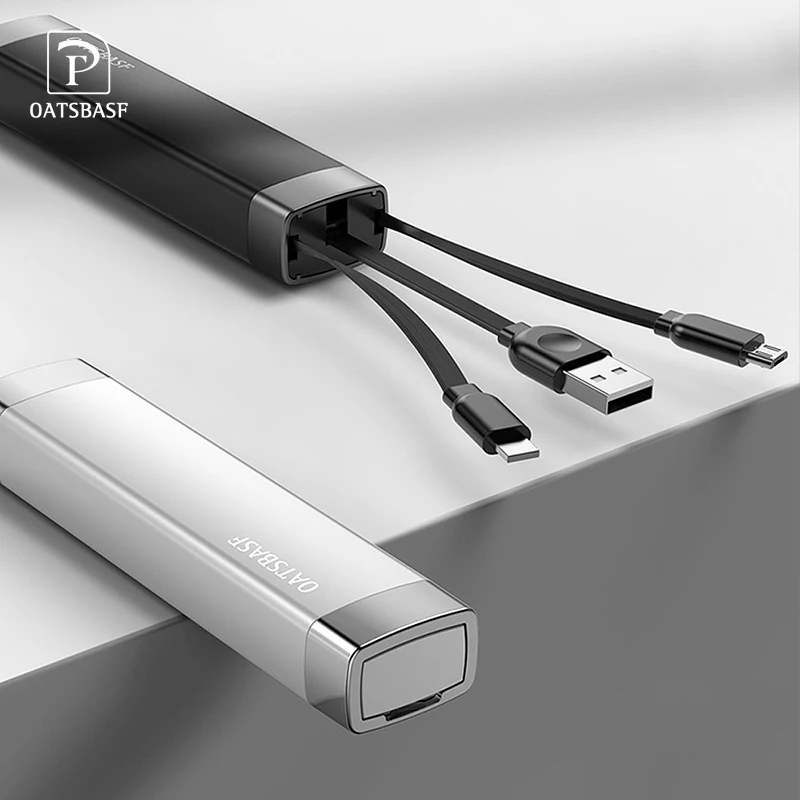 

Oatsbasf 3 IN 1 micro and Type c usb cable for iphone XR Xs Max X 8 7 6 plus fast charging cables mobile phone charger cord