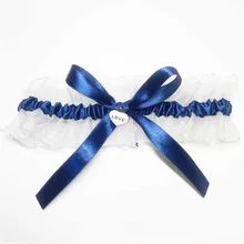 Сексуальное женское белье, кружевная Свадебная подвязка, косплей, ручная работа, сине-белая свадебная подвязка, пояс, кружевное Сексуальное белье с бантом на ноги, кольцо