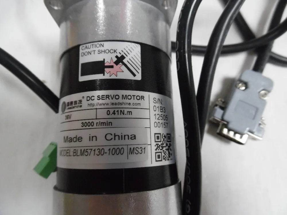 Бесщеточный сервомотор Leadshine 130 Вт 36 В постоянного тока BLM57130 0 41 Н. М 3000 об/мин новый
