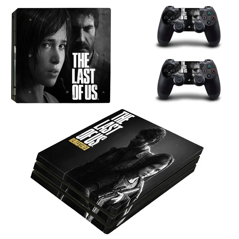 YSP4P-0071 Последняя из нас PS4 Pro наклейка для кожи Play station 4 Pro виниловая наклейка s для sony Playstation 4 консоли и двух контроллеров - Цвет: YSP4P-0071