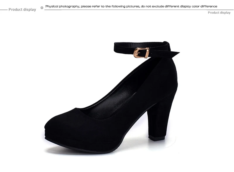 Весна-лето г. Новые женские тонкие туфли с круглым носком, женская обувь на каблуке с ремешком на щиколотке модный тренд