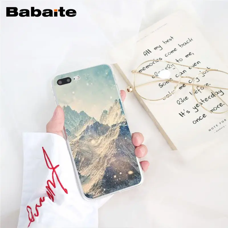 Babaite зимний Снежный горный Sceneary чехол для телефона для iphone 11 Pro 11Pro Max 8 7 6 6S Plus X XS MAX 5 5S SE XR