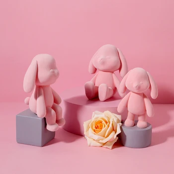 

Little Ornaments For Home Adornment Girl Lovely Pendulum Rabbit Birthday Gift For Children's Day