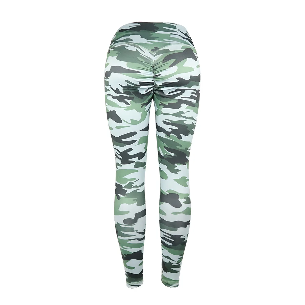 New Fashion Camouflage Printing Elasticity Leggings Camouflage Fitness Pant Legins Casual Milk Legging For Women size S-XL