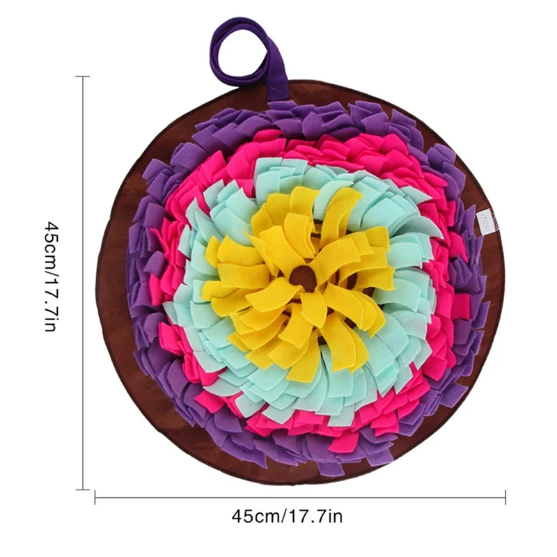 Нюхательный коврик для собак и питомцев, моющийся коврик для дрессировки собак, коврик для дрессировки IQ, отпускающий нос, рабочая игрушка