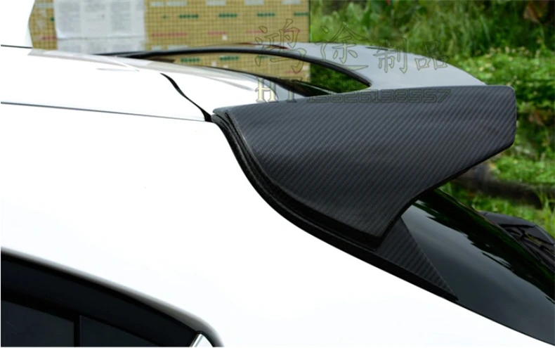  Carbon fiber /ABS Resin Spoiler For Mazda 3 AXELA Hatchback 2014.2015.2016.2017 High quality Rear W