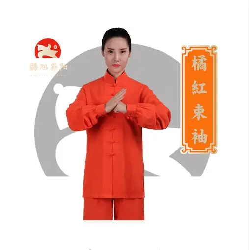 Китайский стиль кунг-фу тай-чи Дамская Летняя льняная хлопковая с короткими рукавами китайская Йога Тай Чи тренировочная одежда - Цвет: as show