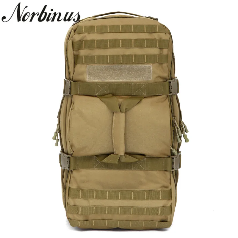 

Norbinus 60L Waterproof Backpack Men's Military Nylon Backpacks Male Camping Hiking Rucksacks Travel Casual School Laptop Bags