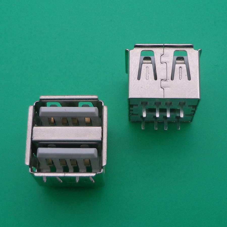 50 200 шт двойной USB короткий корпус Тип гнездо 180 Степень погружения вертикальный